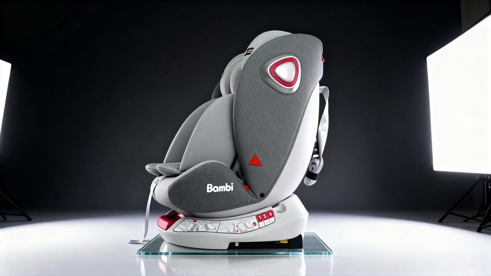 Ghế ô tô Bambi G406 - Màu Xám