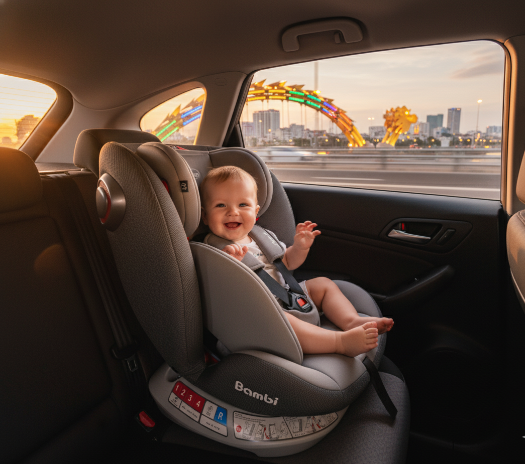 Từng bước cho hành trình an toàn, thoải mái của bé