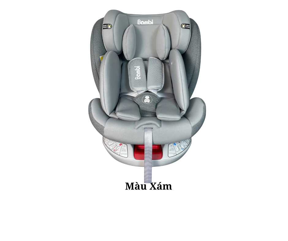 Ghế ô tô Bambi G406 - Màu Xám