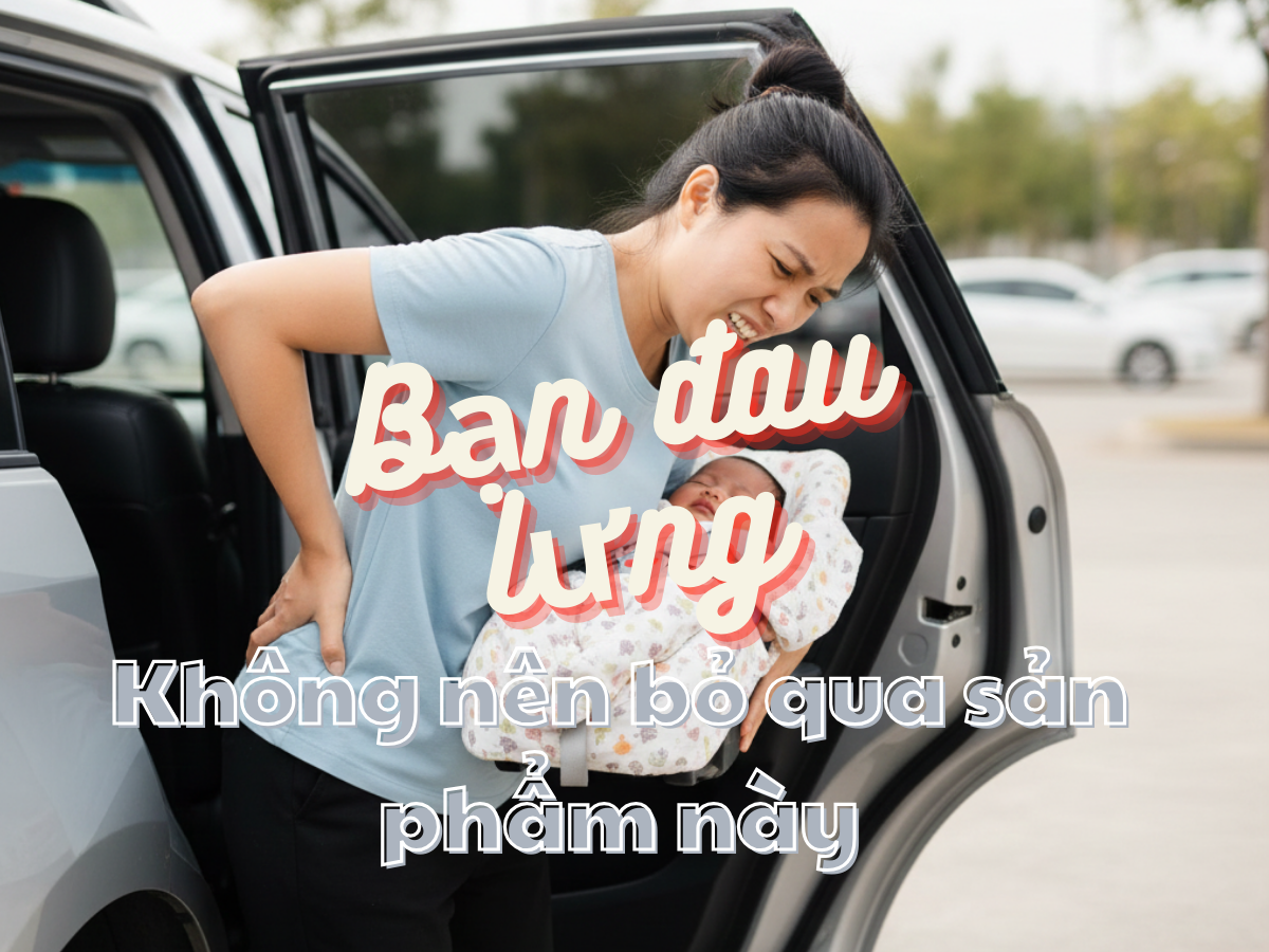 Đau lưng khi bế bé lên xuống xe? Ghế xoay 360° chính là “cứu tinh” của ba mẹ!